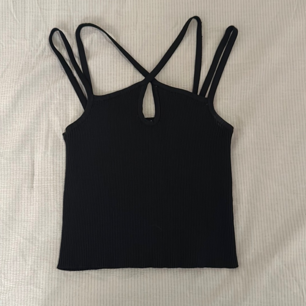 Zara cross cross top size Small